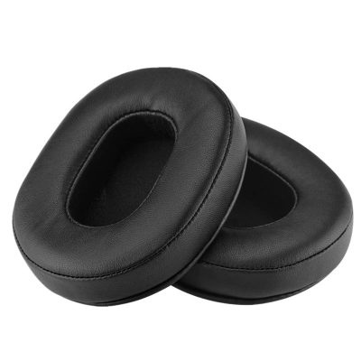 Black Replacement Ear Pads Cushions for AudioTechnica ATH-MSR7/ATH-MSR7NC Headphone