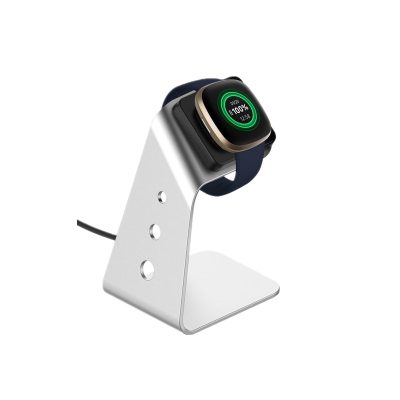 Aluminium Wireless Charger Stand Cradle for Fitbit Versa 3 Smartwatch