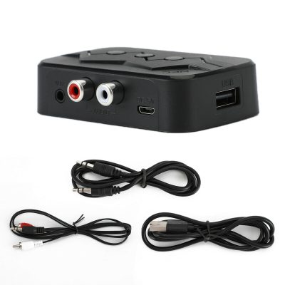 Bluetooth Receiver NFC Bluetooth Transmitter Supports TF Card USB To Play RCA Call 5.0 Interference All-in-one