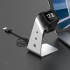 Aluminium USB Charger Charging Stand Dock Cradle for Fitbit Versa Lite Smart Watch