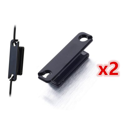 2x Cable Wire Clip Winder Wrapper Handsfree for Sony Sennheiser Headphone Headset