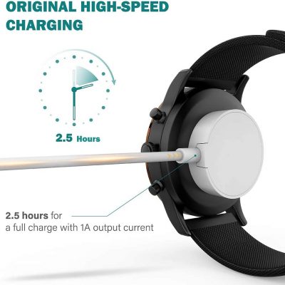 USB Charger Cable Smart Watch Charging Dock for Fossil FTW4026
